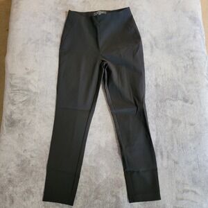 J&L Atelier Women's XS Black Slim Ankle High Waist Stretchy Pants